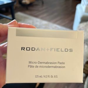 Microdermabrasion paste for heals and facials.